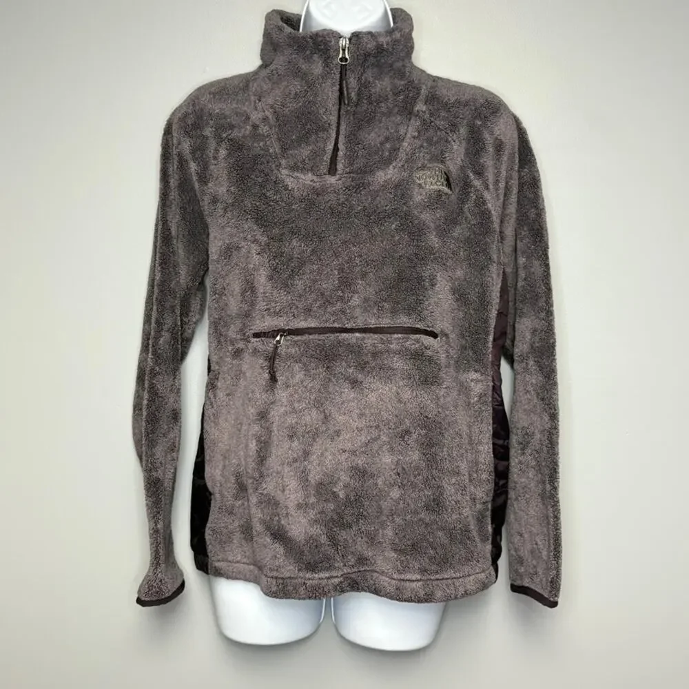 The North Face Osito Plum 1/4 Zip Outdoor Gorpcore Fleece Jacket Womens Sz M‎